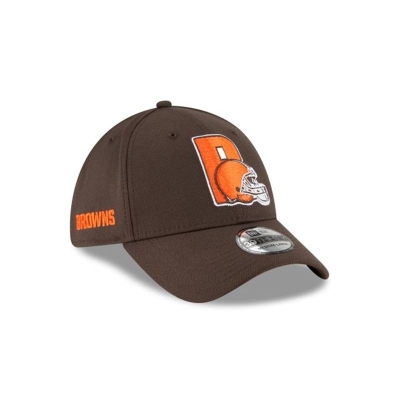 Cleveland Browns Gorra | New Era NFL Logo Mix 39thirty Stretch Fit Cap Mexico - Marrom